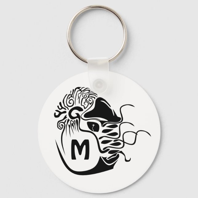 Porte-clés Nautilus primitif chambouré (Recto)