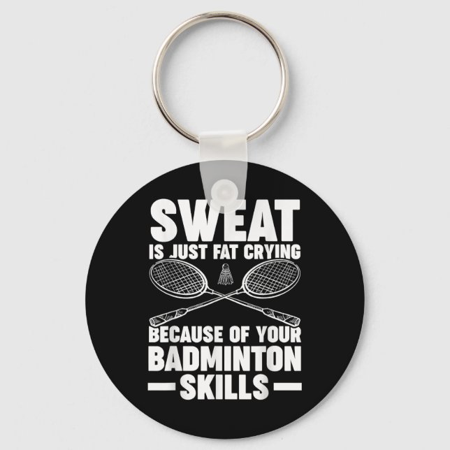 Porte-clés Navette Badminton (Recto)