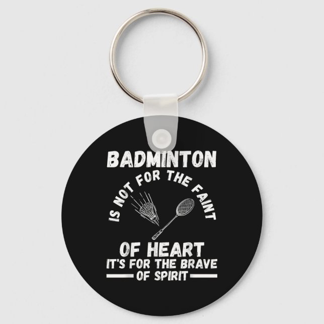 Porte-clés Navette Badminton (Recto)