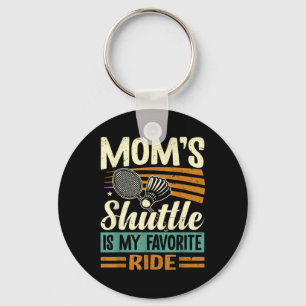 Porte-clés Navette des mamans de badminton - Mère aimée des e