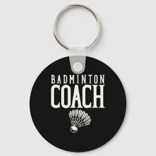 Porte-clés Navette du joueur Badminton entraîneur Badminton