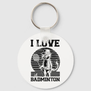 Porte-clés Navette du joueur de badminton 1