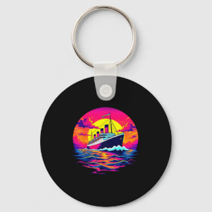 Porte-clés Navire de charge Vintage Titanic Bateau Taux de vo
