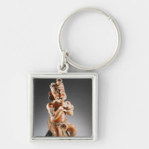 Porte-clés Navire en deux parties polychrome d'effigie,