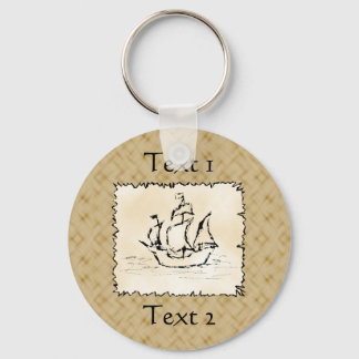 Porte-clés Navire pirate.