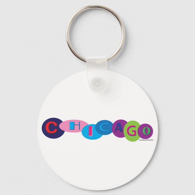 Porte-clés Navy Pier Chicago (Recto)
