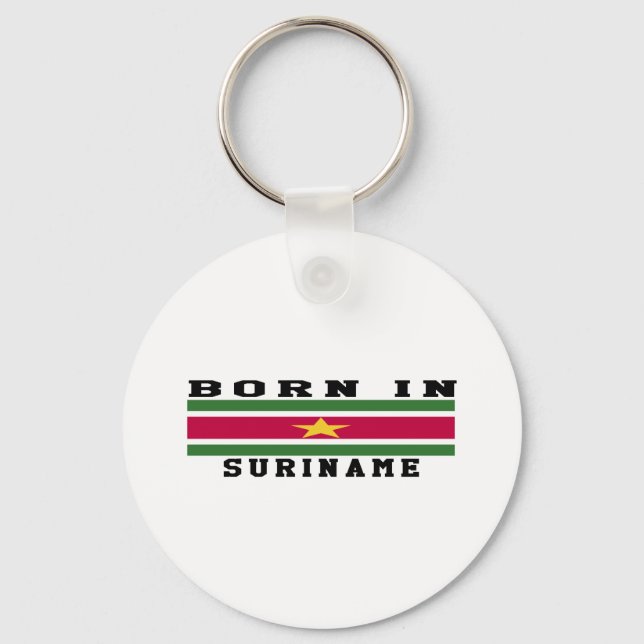 Porte-clés Né Au Suriname (Recto)