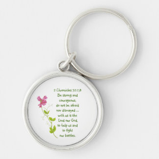 Porte-clés Ne Craignez Pas, Écritures Courage Sweet Pea Locke