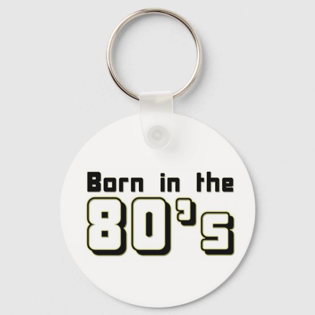 Porte-clés Né dans les années 80 (Recto)