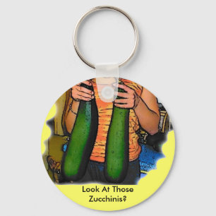 Porte-clés Ne détestez pas mes courgettes "Double Z" !