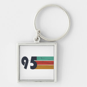 Porte-clés Né en 1995 cadeau d'anniversaire de style vintage