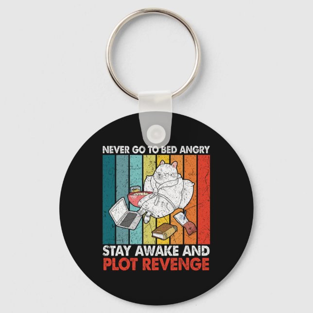 Porte-clés Ne Jamais Aller Lit Angrystay Awake Plot Revenge (Recto)