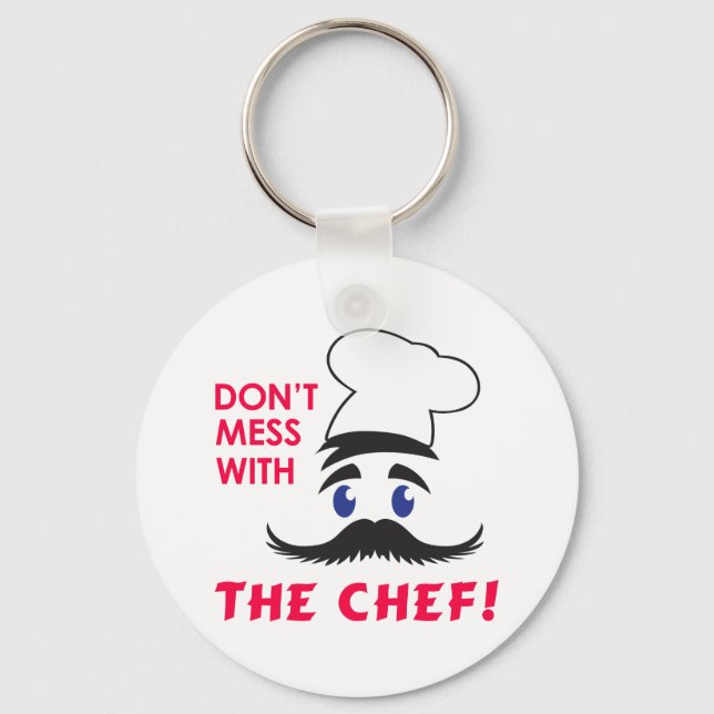 Porte-clés Ne manquez pas avec le chef (Recto)