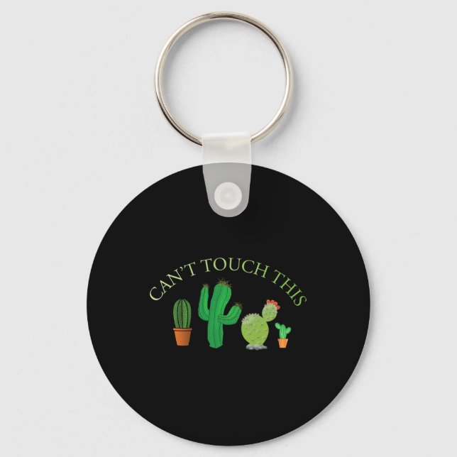 Porte-clés Ne peut pas toucher ce Cactus mignon Cactus Dancin (Recto)