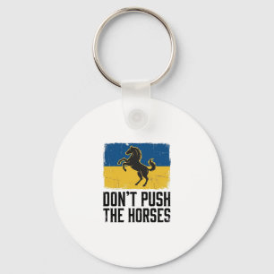 Porte-clés Ne Pousse Pas Le Cheval Cheval Vintage
