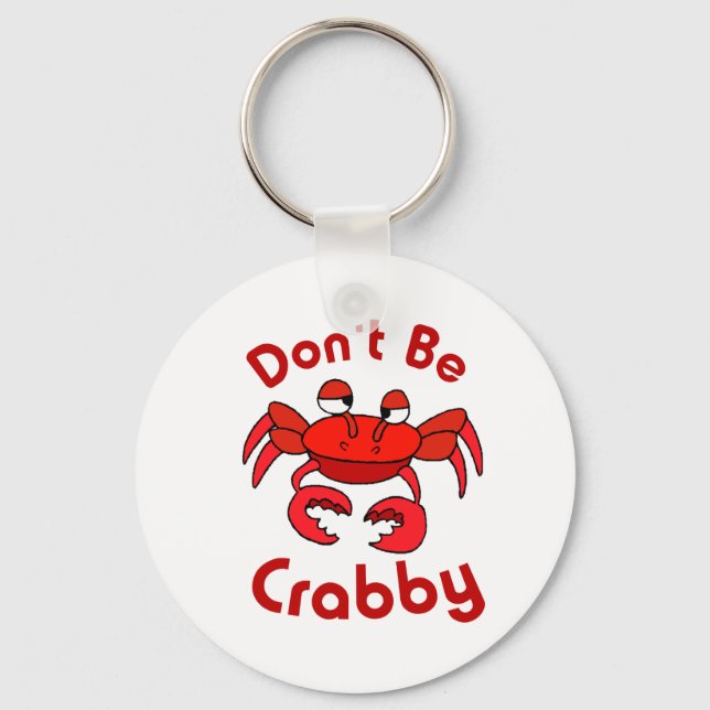Porte-clés Ne sois pas crabe (Recto)