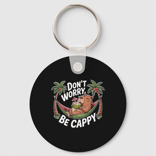 Porte-clés Ne vous inquiétez pas soyez Cappy (Recto)