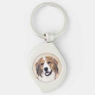 Porte-clés Nederlandse Kooikerhondje Peinture - Chien Art