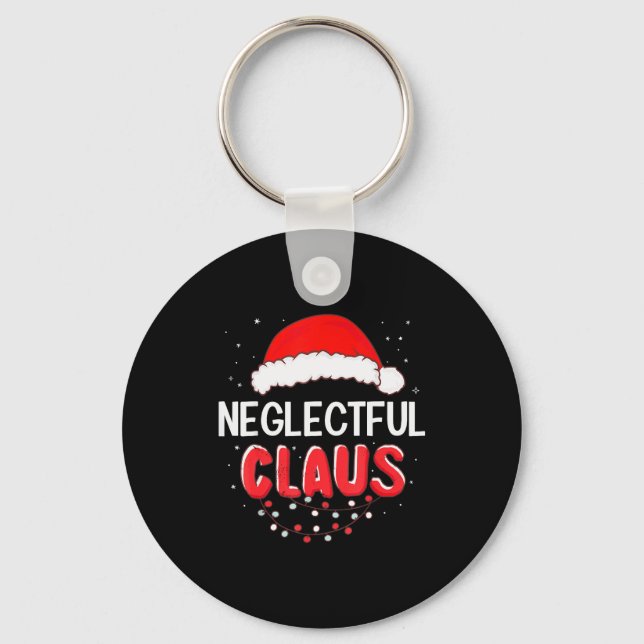 Porte-clés Neglectful Santa Claus Christmas Matching Costume  (Recto)