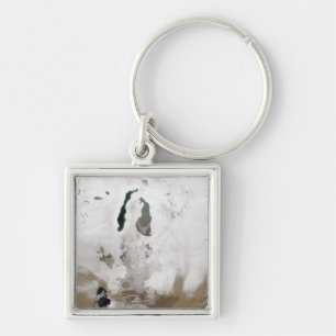 Porte-clés Neige autour de la mer d'Aral