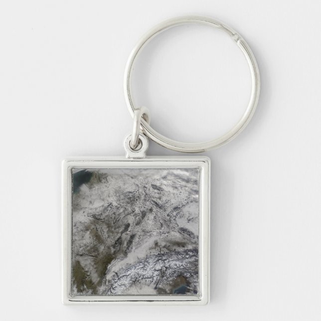 Porte-clés Neige en Europe (Devant)