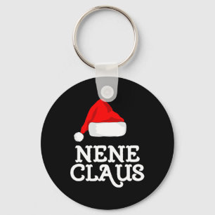 Porte-clés Nene Claus Noël Chapeau de Père Noël Pyjama Famill