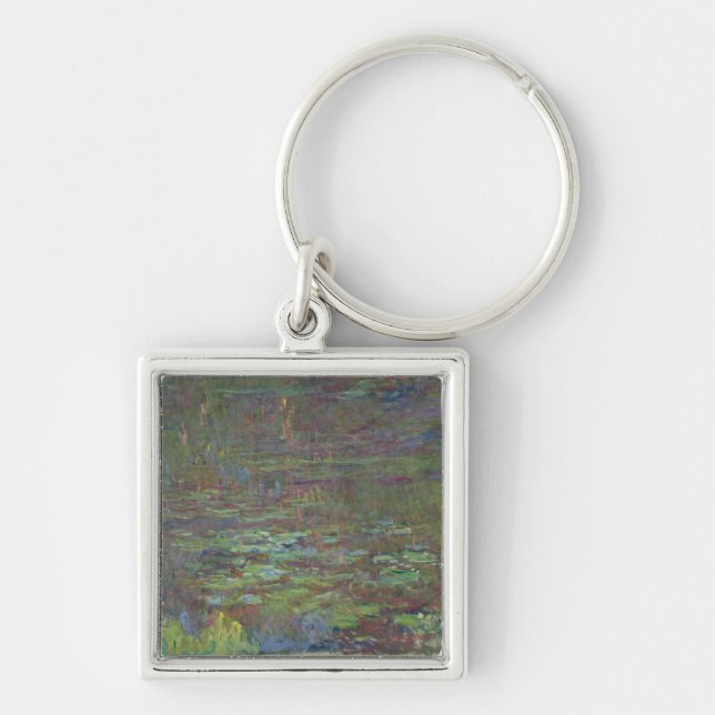 Porte-clés Nénuphars de Claude Monet | au coucher du soleil (Devant)