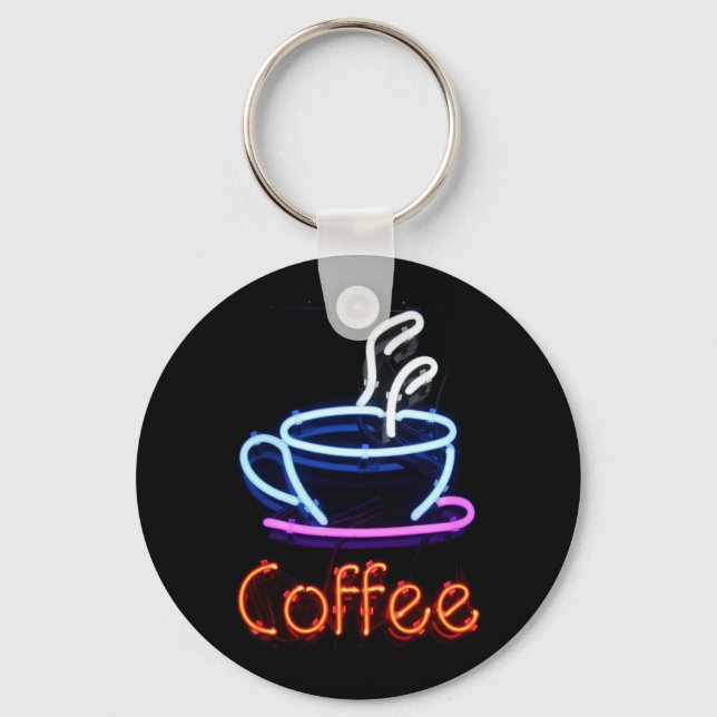 Porte-clés Neon Coffee Sign (Recto)