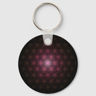 Porte-clés Neon Fleur noire de vie