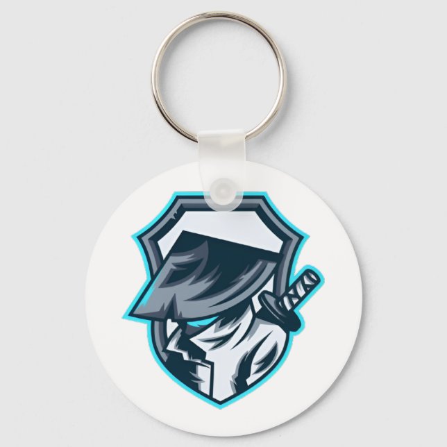 Porte-clés Neon Ronin : l'Emblème de l'Ombre Blade (Recto)