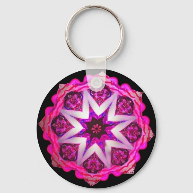 Porte-clés Neon rose Kaleido-Star (Recto)