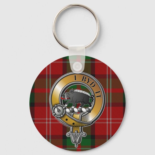 Porte-clés Nesbitt Tartan & Badge (Recto)
