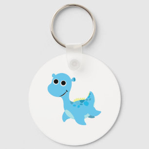 Porte-clés Nessie Bleue Mignonne