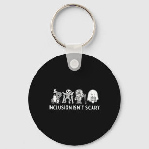 Porte-clés N'est pas effrayant professeur Skeleton Ghost Cute