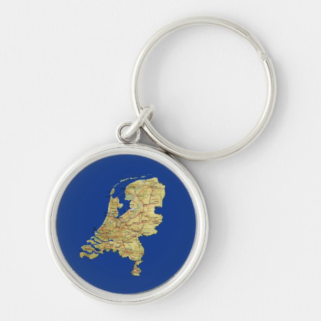 Porte-clés Netherlands Map Keychain (Devant)