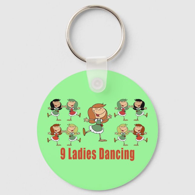 Porte-clés Neuf Porte - clés Danseuses (Recto)