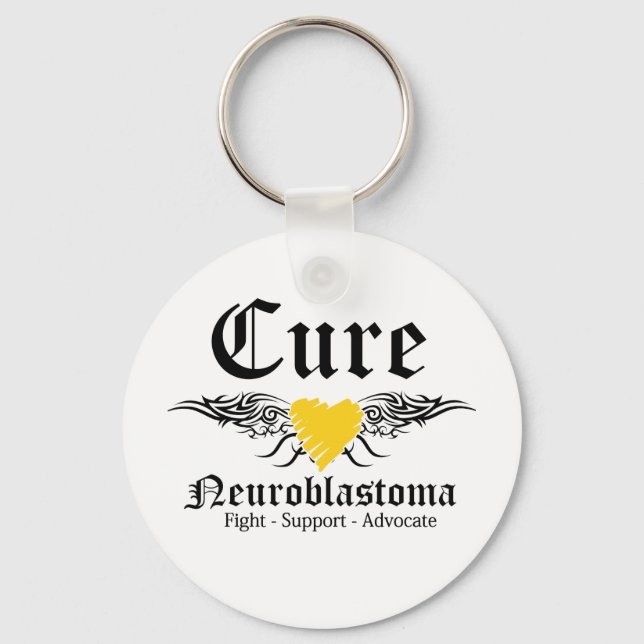 Porte-clés NeuroblastomaAiles de tatouage (Recto)