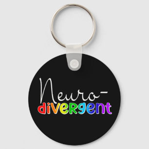Porte-clés Neurodivergent   Sensibilisation à la neurodiversi