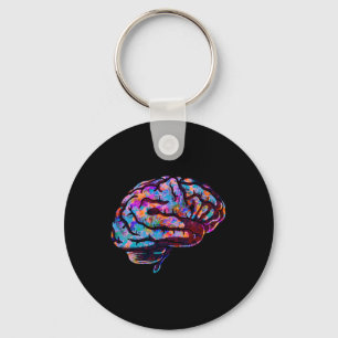 Porte-clés Neurologue Cool du cerveau humain de l'art pharmac