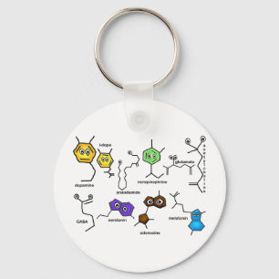Porte-clés Neurotransmetteurs cahoteux