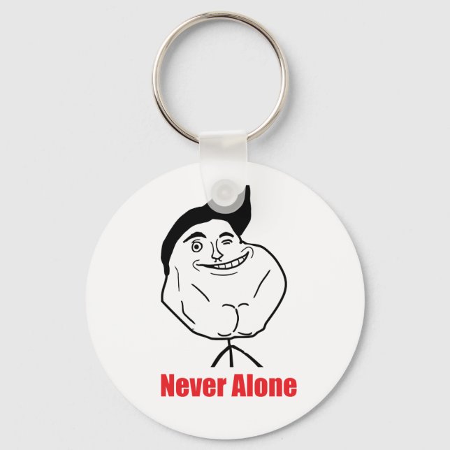 Porte-clés Never Alone - Keychain (Recto)