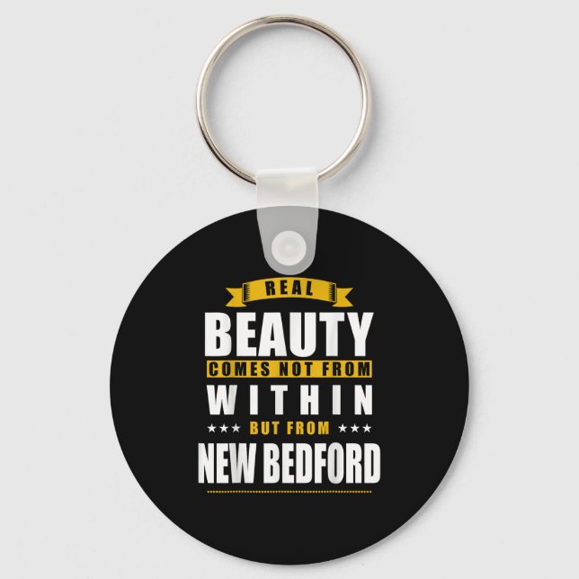 Porte-clés New Bedford - Funny D City Gift  (Recto)