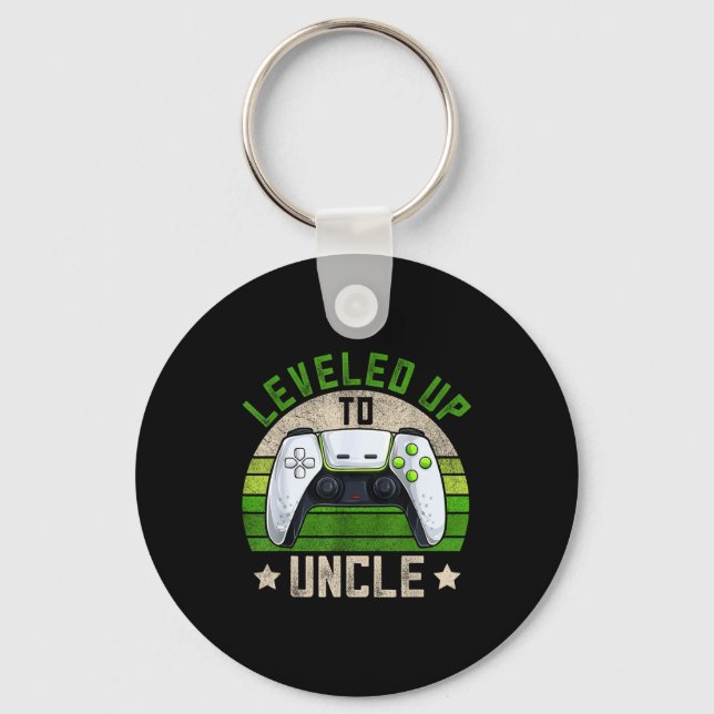 Porte-clés New Gamer Uncle Apparel, Funny Pregnancy Announcem (Recto)