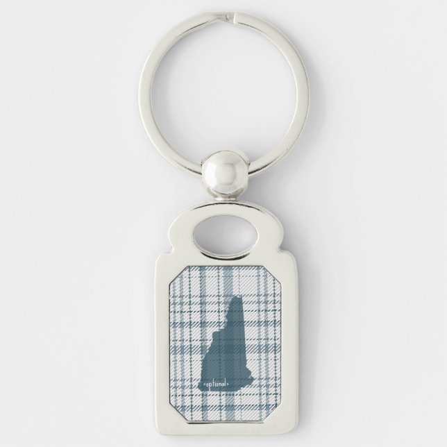 Porte-clés New Hampshire State Plaid Keychain (Devant)