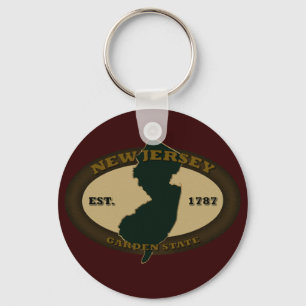 Porte-clés New Jersey Est. 1787
