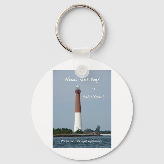 Porte-clés New Jersey is Awesome - Barnegat Lighthouse (Recto)