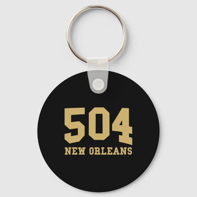 Porte-clés New Orleans Area Code 504 - Hometown Pride - Clic  (Recto)