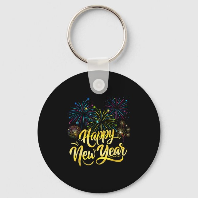 Porte-clés New Year Eve Party Supplies Nye 2026 Happy New Yea (Recto)