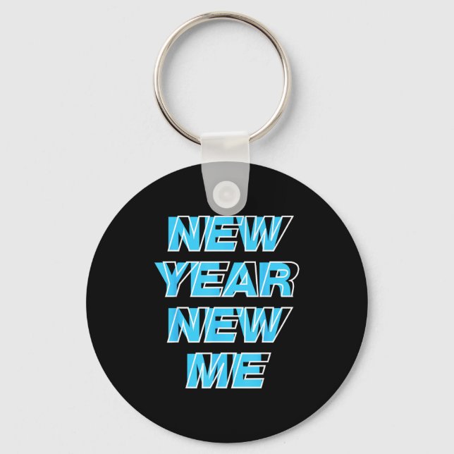 Porte-clés New Year New Me  (Recto)