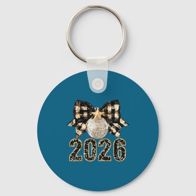 Porte-clés New Years Eve Party Supplies 2026 Happy New Year F (Recto)